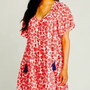 VOY Tiered Dress w/Tassles